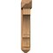 Ekena Millwork Balboa Arts and Crafts Rough Sawn Bracket w/ Offset Brace, Western Red Cedar, 8"W x 32"D x 44"H BKT0806X32X44BOA03RWR - alternate 2